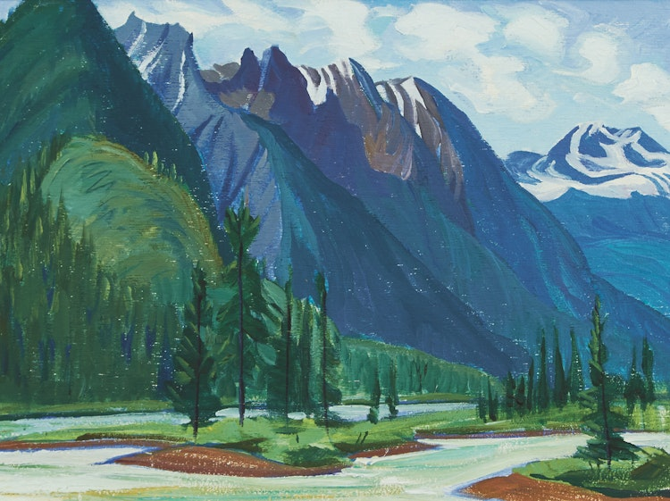 Canada_Painting's tweet image. Athabasca River, North of Jasper
Doris McCarthy
n.d.