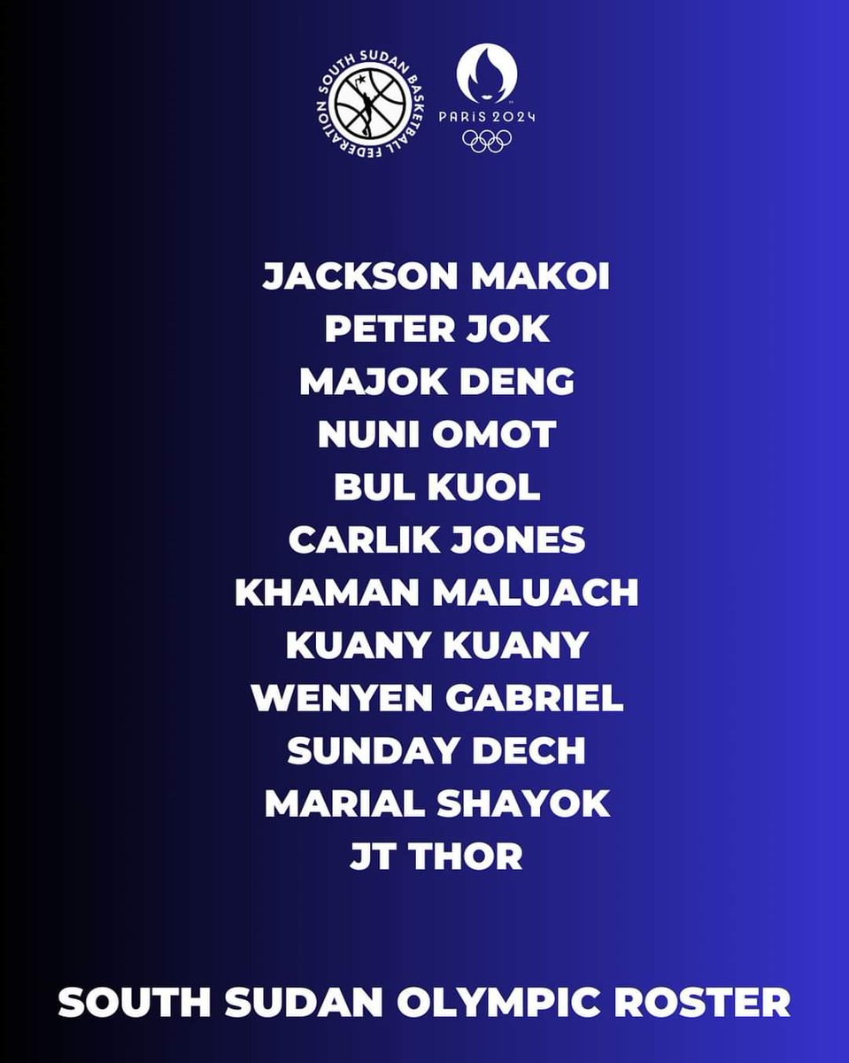 AcKuol's tweet image. Our complete team is ready to triumph and represent our nation once more with unwavering strength and determination. 🇸🇸💪🏾