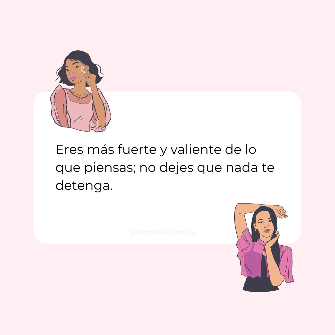 CarlaPame's tweet photo. No dejes que nadie te haga dudar de ti.

🫵Tú puedes.

#frasedeldía https://t.co/JQYwAQ28sy