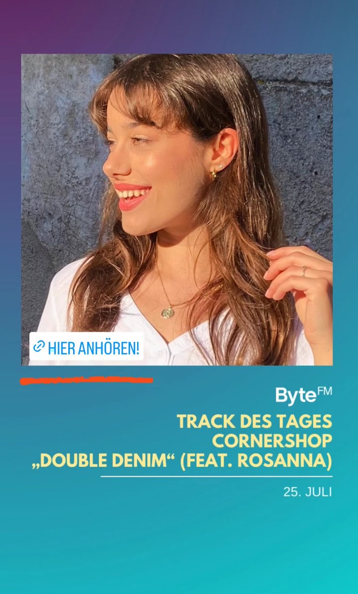 CornershopHQ's tweet photo. Double Denim ft Rosanna is Track Of The Day in Hamburg & Berlin’s #ByteFM #Double #Denim #Milan #Loving #Summer: https://t.co/Rw4t3g3K7E