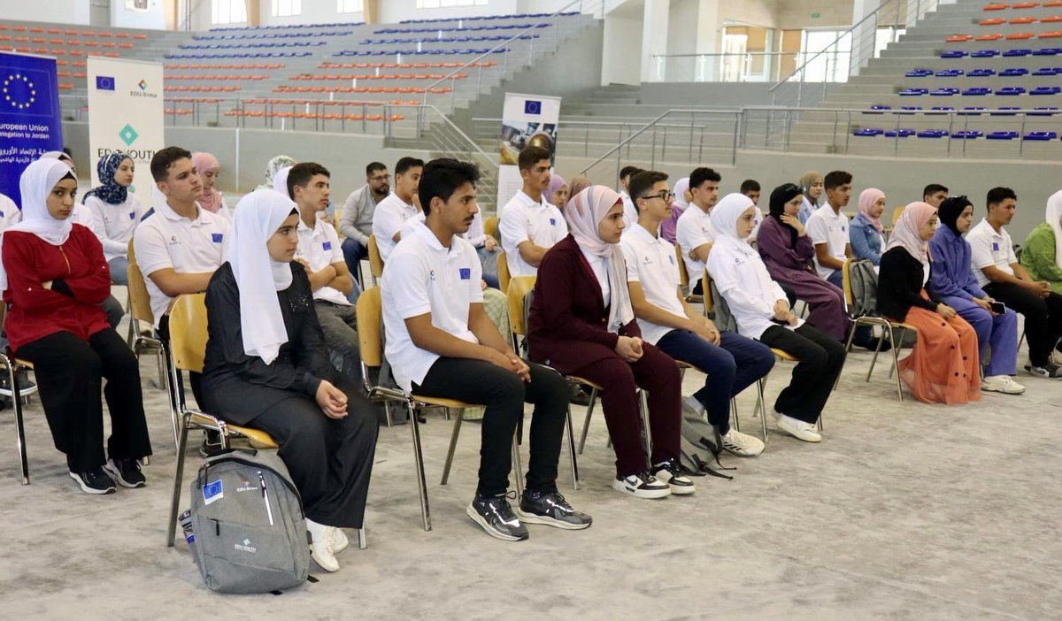 Today, the EDU-SYRIA Summer Camp for 40 secondary school students from <a href="/ZaatariCamp/">Za'atari and Azraq Refugee Camps</a> was concluded. Since 2016, over 3.600 Syrian &amp; Jordanian students could access higher education thanks to 🇪🇺EDU-SYRIA &amp; this program will continue. All the best to all our talented students!📚🎓