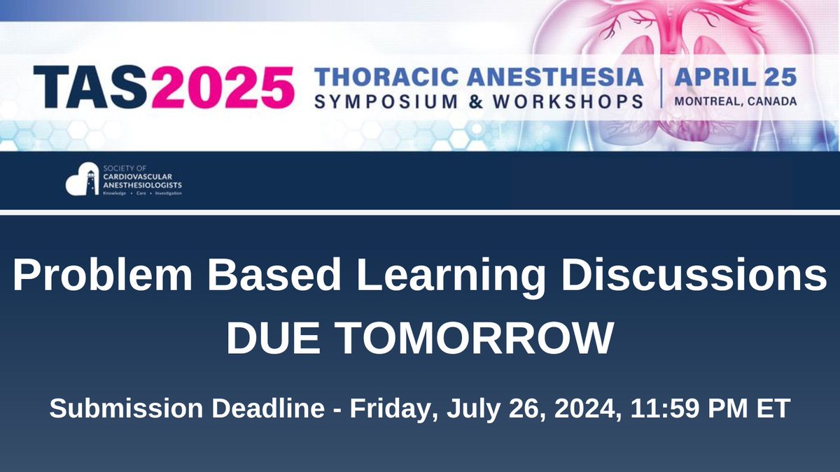 DUE TOMORROW—Submit your PBLD session proposals for #SCATAS2025 before it’s too late: buff.ly/3Yb329q
