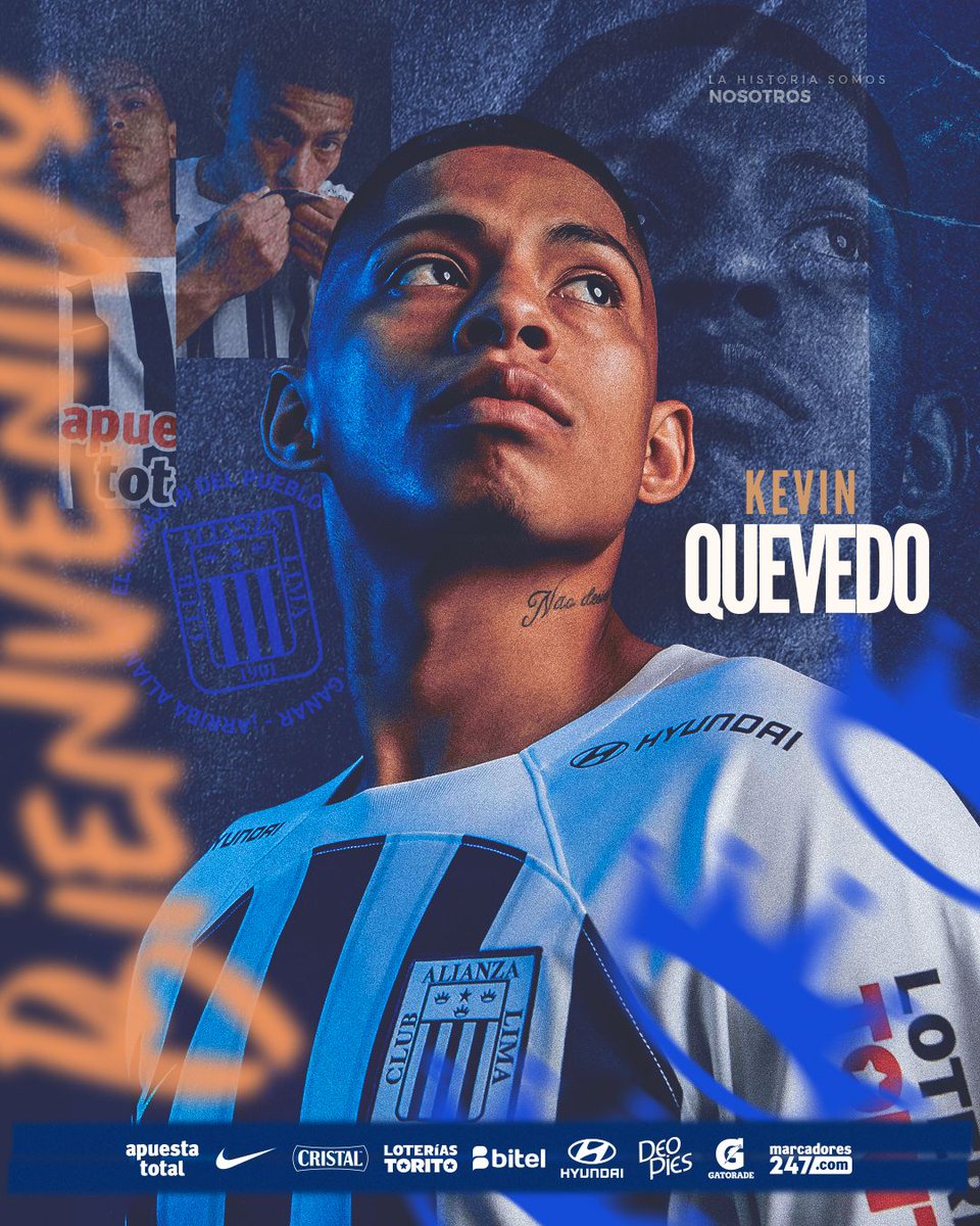 ¡ Bienvenido, 𝗞𝗘𝗩𝗜𝗡! 🤜🏾🤛🏾
A por tu revancha! 💪🐟  ⚽️ 
#ArribaAlianza #AlianzaLima #Quevedo