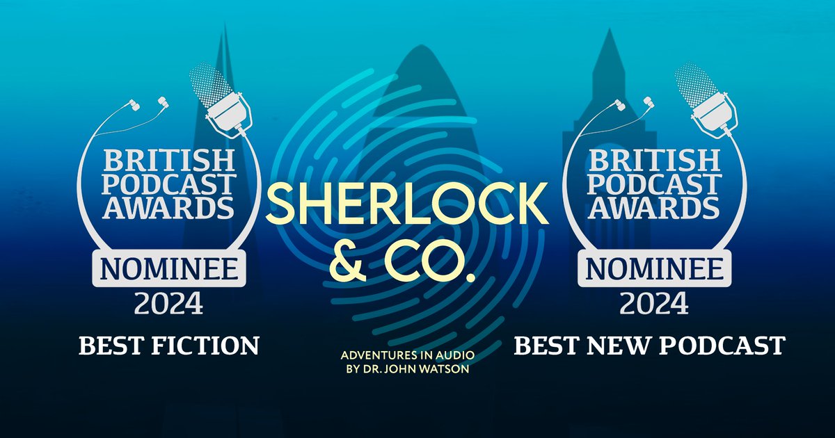 SHERLOCK &amp; CO grabbing TWO nominations for <a href="/britpodawards/">British Podcast Awards</a> is a testament to all involved with the show. Congrats to them and to <a href="/GoalhangerPods/">Goalhanger</a>.

Well done <a href="/DocJWatsonMD/">John Watson</a>