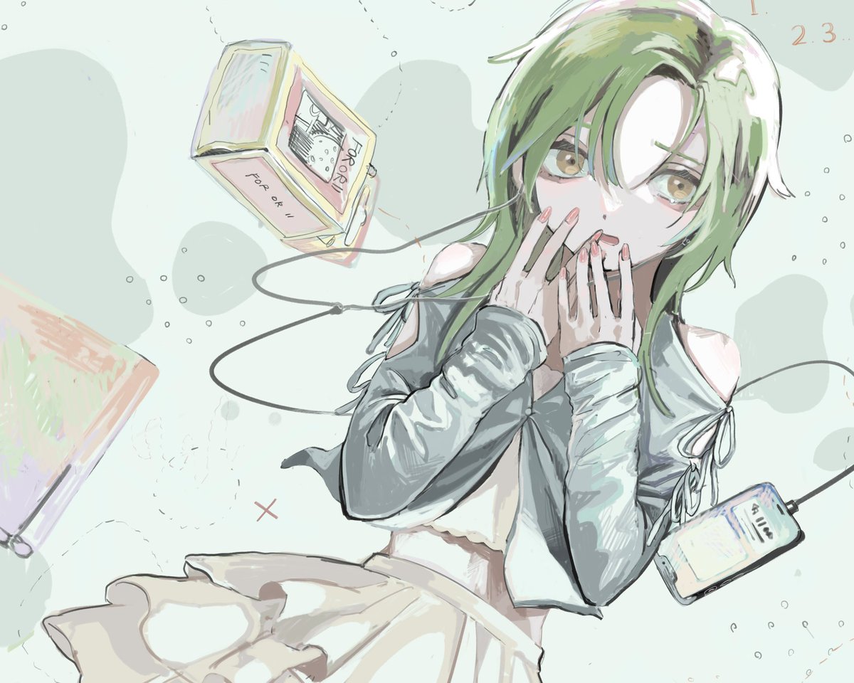 相対性理論を歌うので描いた絵です