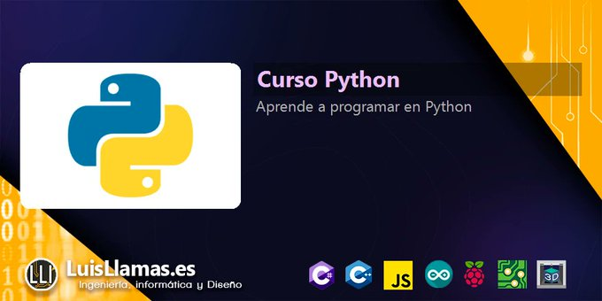 LuisLlamas's tweet photo. Estreno mi nuevo Curso de Python 🥳🎉

✨60 artículos, desde lo más sencillo a lo más complicado

✨Le seguiré añadiendo cosas en el futuro. No está terminado. Pero ya está bastante bien

Votasteis en la encuesta, era el que queríais
¡Así que... enlace en el primer comentario! https://t.co/cWgnPYl7B9