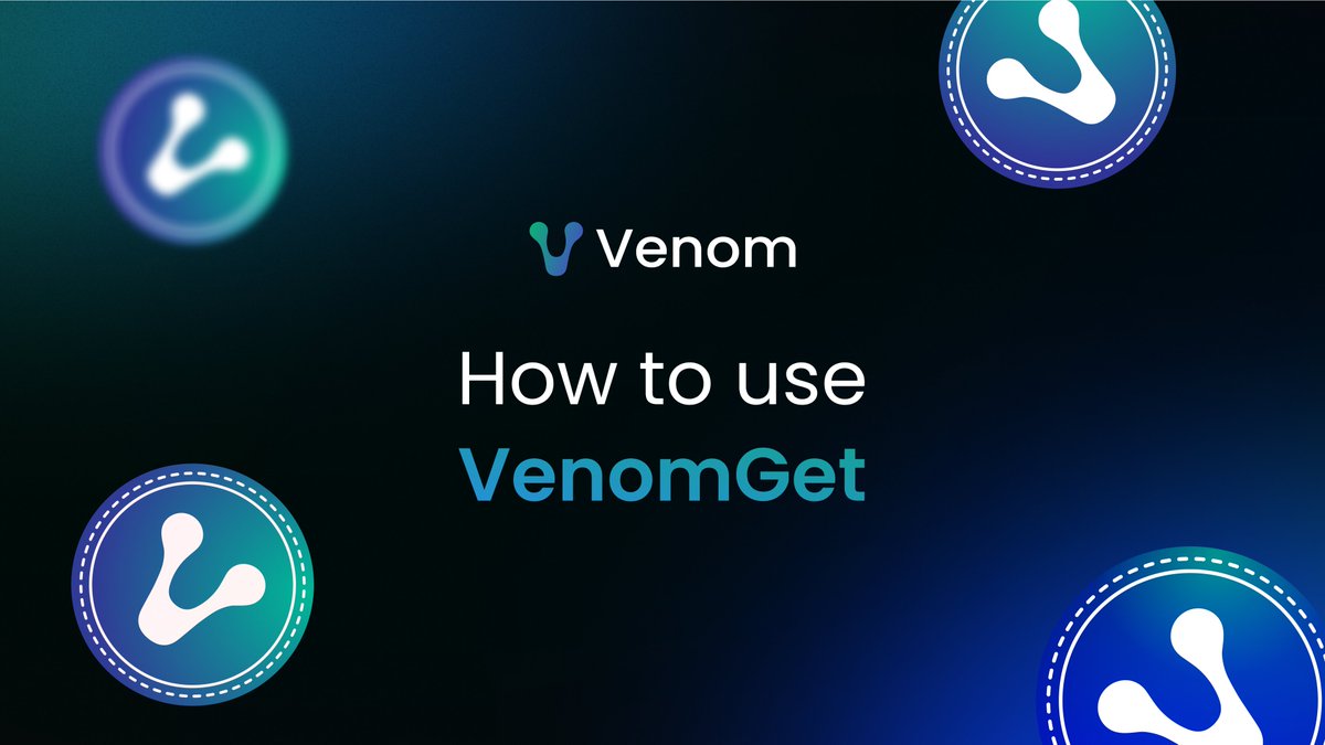 Getting Venom has never been easier

🔓 With VenomGet, seamlessly swap tokens from the BNB Chain or Ethereum to Venom in a fully decentralized and KYC-free process.

Here's how to get started:

1️⃣ Head to VenomGet.com

2️⃣ Connect your Venom Wallet

3️⃣ Link your