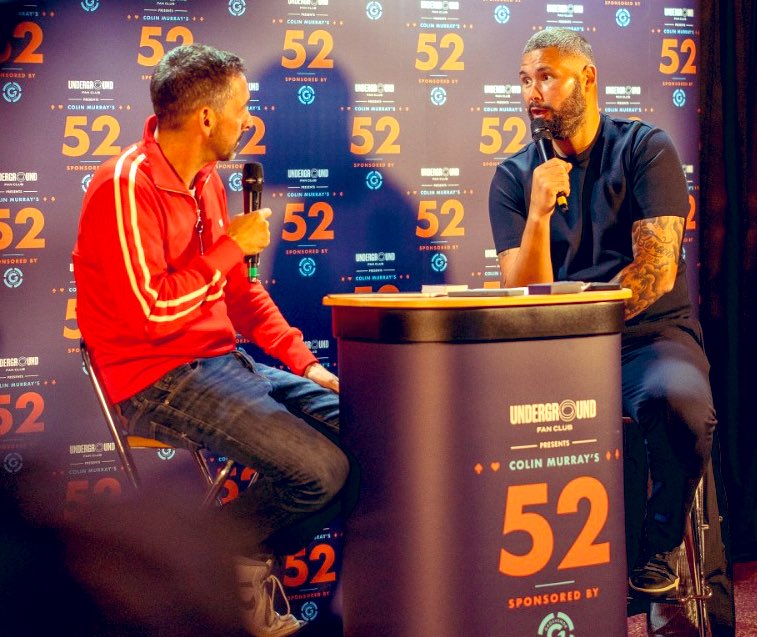 ColinMurray's tweet photo. Really enjoying making series 2 of my 52 podcast with @GrosvenorCasino … as random as interviews get!

We’ve released 8 new episodes… latest 4 are…

Chris Wilder ⚔️ 
@TonyBellew
@RealCFrampton
@dannycare

In all usual places if you fancy - each episode around half an hour 👍 https://t.co/8278mBWxo7