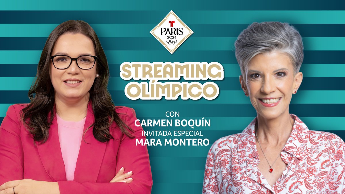 Telemundo Deportes (@telemundosports) on Twitter photo ¡Sigue la acción en París 2024! 🔥🇫🇷
EN VIVO con <a href="/CarmenBoquin/">Carmen Boquín</a> y nuestra especialista invitada, Mara Montero.
Por todas nuestras Redes Sociales de Telemundo Deportes.
⏰ 1pm ET / 10am PT
📱youtube.com/watch?v=Q0aOcM… ¡Sigue la acción en París 2024! 🔥🇫🇷
EN VIVO con <a href="/CarmenBoquin/">Carmen Boquín</a> y nuestra especialista invitada, Mara Montero.
Por todas nuestras Redes Sociales de Telemundo Deportes.
⏰ 1pm ET / 10am PT
📱youtube.com/watch?v=Q0aOcM…