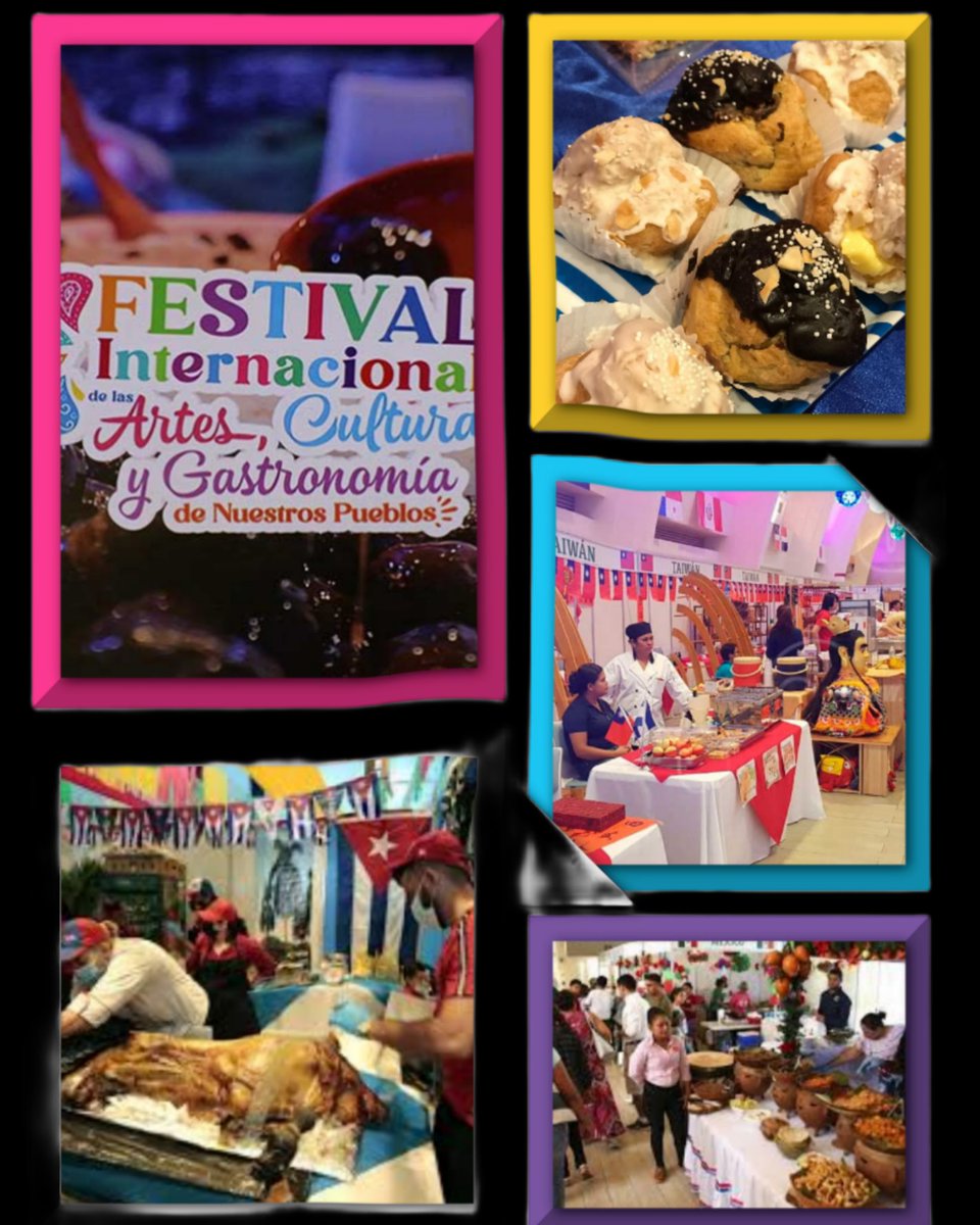 DELICIOSO ❗😋 3 y 4 de agosto no podés faltar FESTIVAL INTERNACIONAL de las ARTES, CULTURA y GASTRONOMÍA de NUESTROS PUEBLOS🌎
 Con la alegria de vivir en Paz y amistad con los pueblos, disfruta los aromas,sabores ,
colores,música y cultura de 37 países ❗
#Nicaragua
