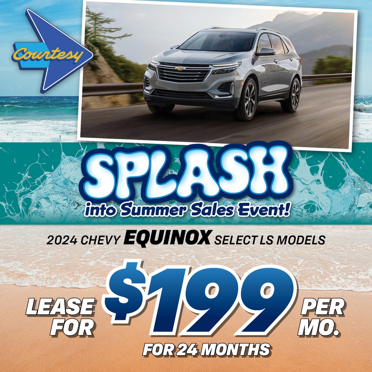 CourtesyChevySD's tweet photo. Fantastic Lease on the 2024 Chevrolet Equinox FWD LS! 🚗💨 Only $199/mo for 24 mos!  #ChevyEquinox #LeaseDeal #Chevrolet2024
 
Shop For Yours at 👉 https://t.co/mxjHFxAYwQ https://t.co/1LQ9abQqAc