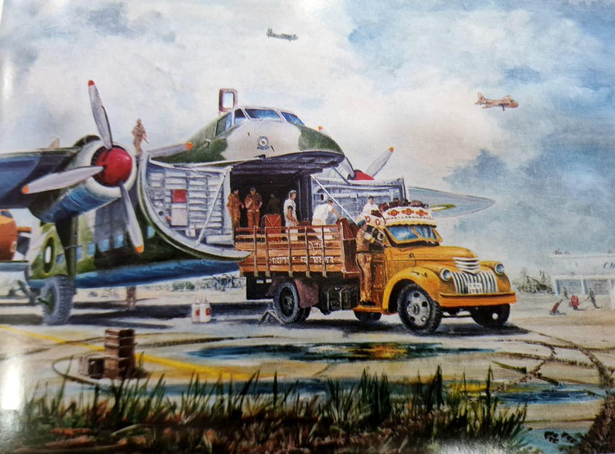 Since its inception, the Pakistan Air Force has not only safeguarded the nation against internal and external threats but has also been vigilant in disaster relief operations. 

July 1954 - East Pakistan. In the early 1950s, PAF acquired 81 Bristol Freighter transport aircraft.