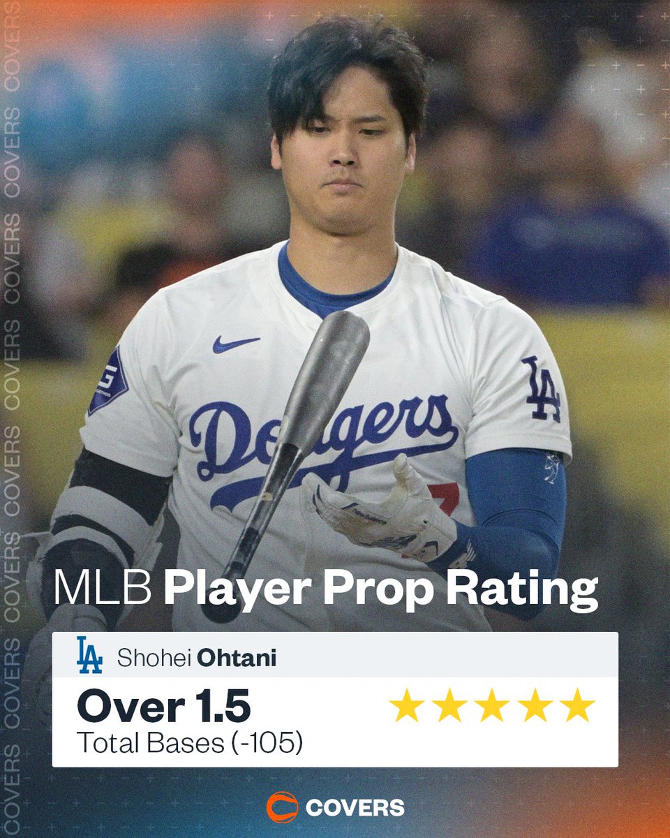 Covers (@covers) on Twitter photo โ๏ธ Good hitting weather in LAD 90 degrees wind blowing out to RCF
๐ Webb falling off CY form League average bullpen 7-3 to the Over L10 20-10 to the Over L30
Our MLB prop projections powered by <a href="/EV_Analytics/">EV Analytics</a> rates this play โญ๏ธโญ๏ธโญ๏ธโญ๏ธโญ๏ธ โ๏ธ Good hitting weather in LAD 90 degrees wind blowing out to RCF
๐ Webb falling off CY form League average bullpen 7-3 to the Over L10 20-10 to the Over L30
Our MLB prop projections powered by <a href="/EV_Analytics/">EV Analytics</a> rates this play โญ๏ธโญ๏ธโญ๏ธโญ๏ธโญ๏ธ