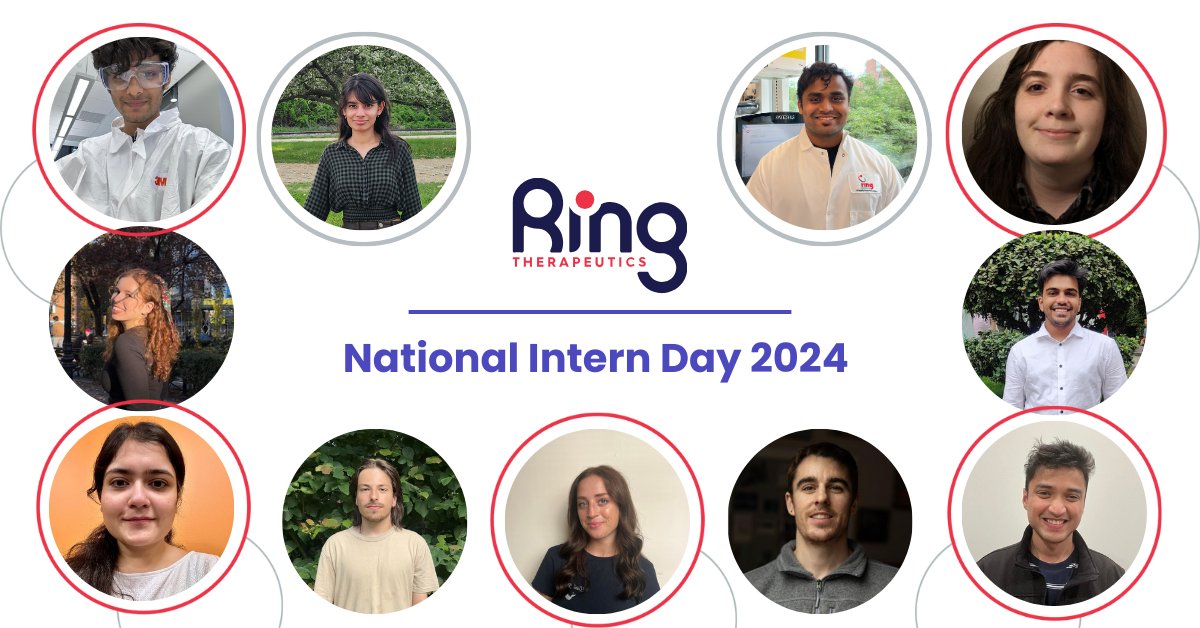 🧬🔬 Happy #NationalInternDay! Our co-ops are helping us push the boundaries of what is possible and we’re so thankful for their hard work and dedication to the team. The future of #biotech is bright, and we can’t wait to see where these #FutureLeaders end up.