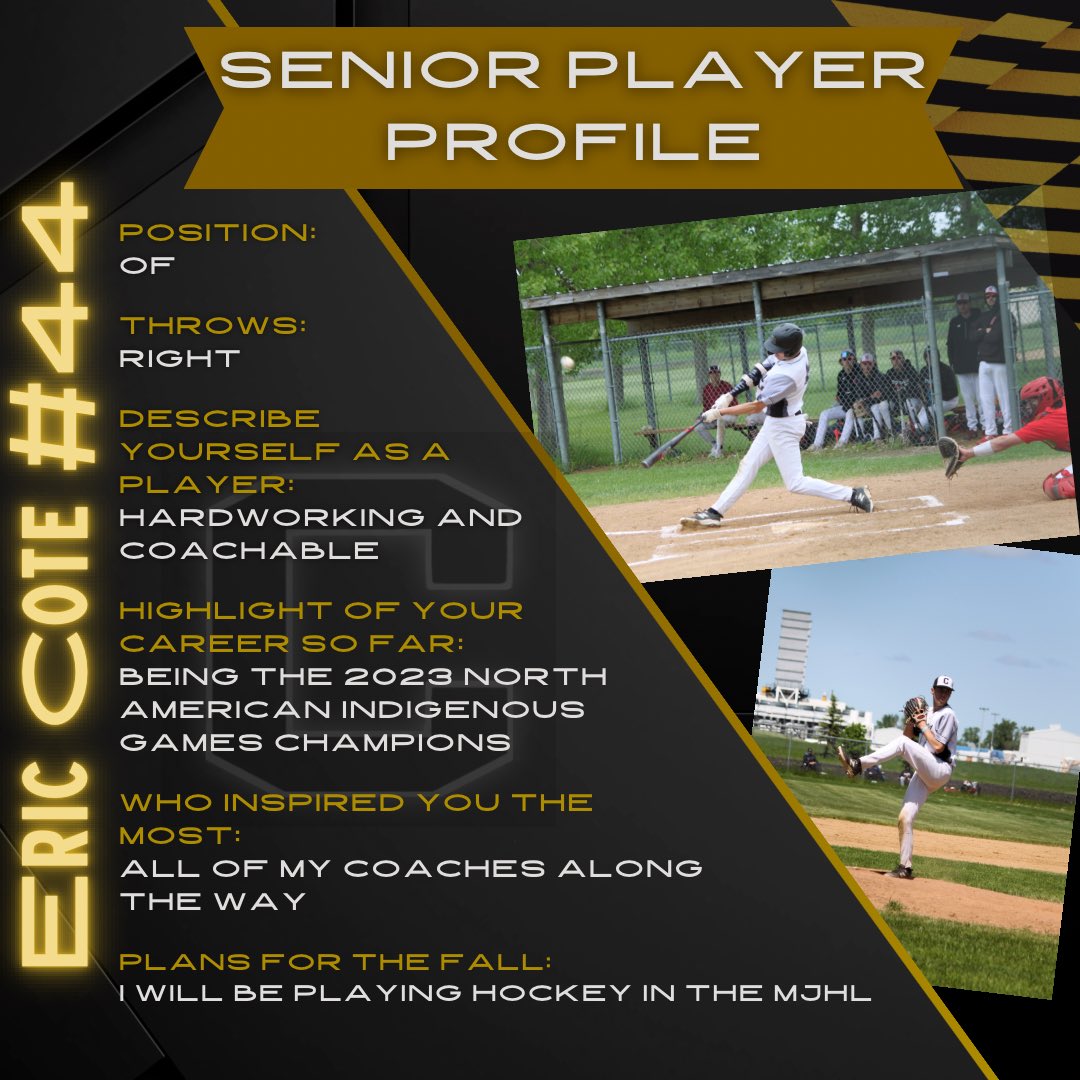 Senior player profile #5 - Eric Cote aka “Ricco” #carillonball #mjhl