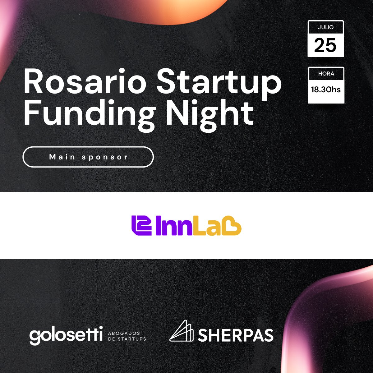💡 #Innlab, nuestro Programa de Innovación Abierta, va a estar presente hoy en Rosario Startup Funding Night 🚀

💵 Mesa de Inversores: Consejos y experiencias para atraer inversiones.
🚀 Mesa de Emprendedores: Historias inspiradoras de quienes ya lograron levantar capital.
🎤