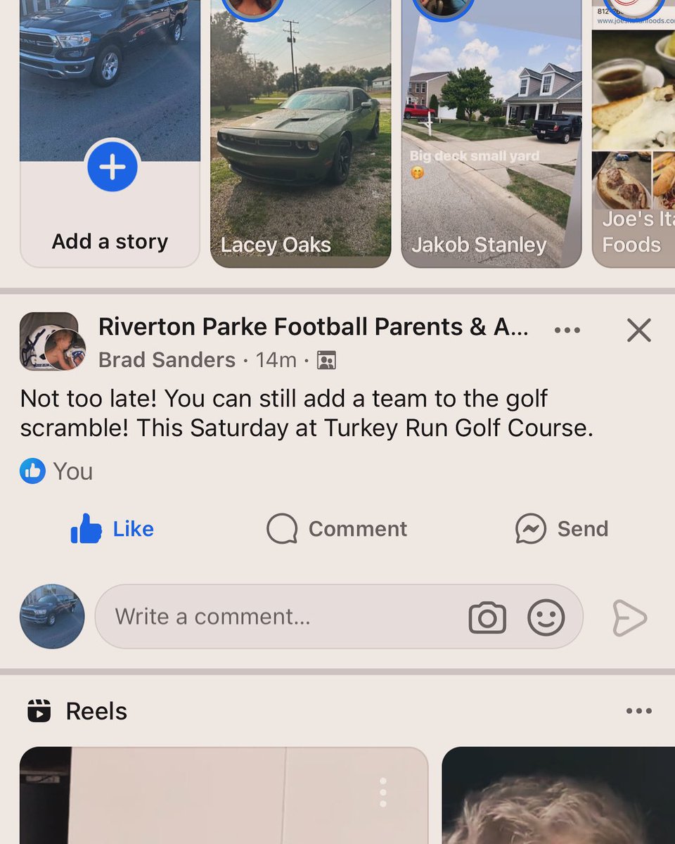 Let support the RP football team with fun round of golf