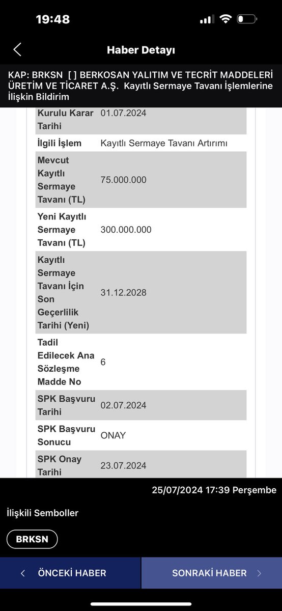 ozmanonur's tweet photo. Önce #temettü endeksi..
Sırada sermaye artırımı var..
#BRKSN #berkosan https://t.co/jJTSq9Gi30