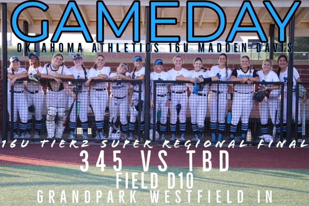 Two wins yesterday, next up, the Super Regional Final. Finish strong ladies! #AsAllDay #AthleticsNation