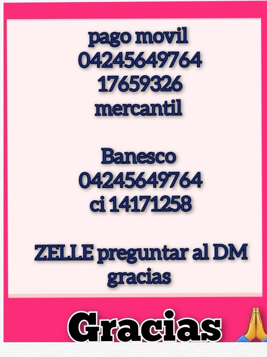 mariani87784922's tweet photo. Llevo días sin anticonvulsivo m ha dado migrañas ,no duermo puedo tener espasmos😭 cada aporte suma y requiero amp decapeptyl tengo problemas a nivel central m estoy desarrollando a mi corta edad 😔
Rt por favor @porlagoma @MamaLisVzla @LuisOlavarrieta @Pura_Miel @Mr_Vinotinto https://t.co/mQYNglgNji