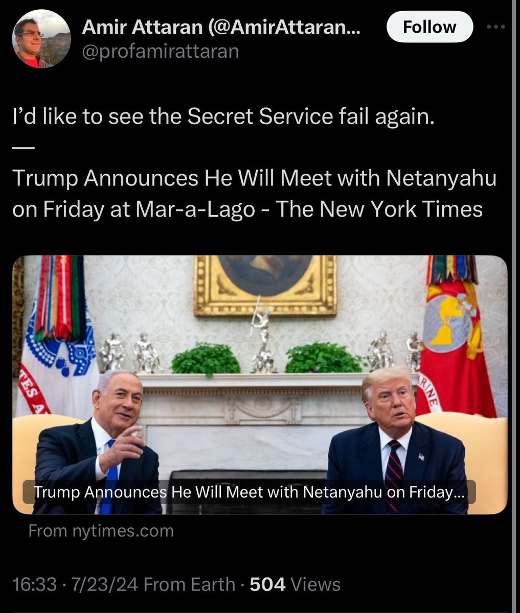 libsoftiktok's tweet photo. This professor at @uOttawa appears to be hoping for another ass*ss*nation attempt  against Trump and Netanyahu.

Is this acceptable behavior from one of your employees @uOttawa? https://t.co/sIVeehQ9WD