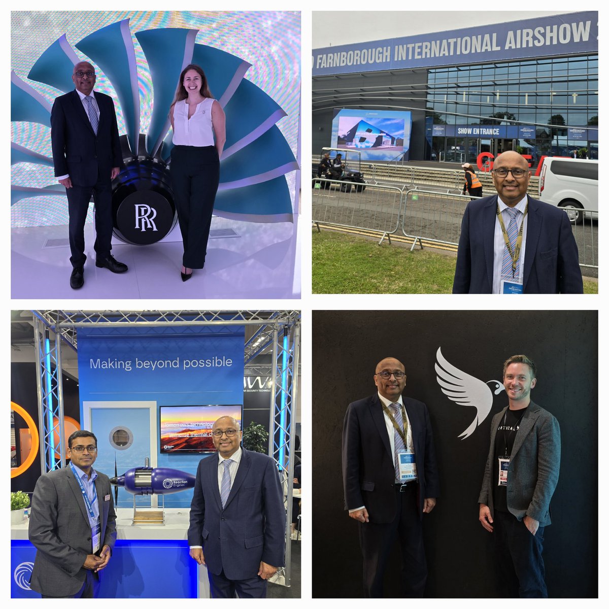 MarkHendrick_'s tweet photo. At @FIAFarnborough International Airshow today carrying out a fantastic programme of visits, kindly organised by @ADSgroupUK. On the agenda was @RollsRoyce with Catherine Harvey, @ReactionEngines with Sam Kurien and @ElectricVTOL with Will Nathan. #FIA24 https://t.co/Bd5XlwcXQk