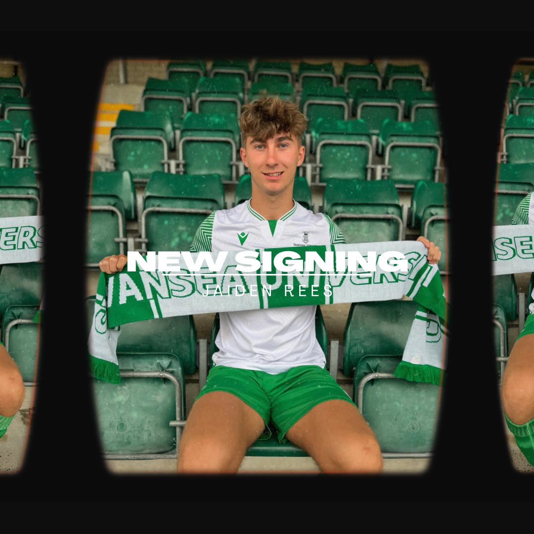 𝐀𝐧𝐨𝐭𝐡𝐞𝐫 𝐎𝐧𝐞!?

Another Through The Door, Jaiden joins the students from Cymru South Outfit Llanelli Town. 

Jaiden Spent Last Season On Loan With Llantwit Major.

Croeso I Swansea University Jaiden Rees!

#SwanseaUni #PrideOfSwansea
