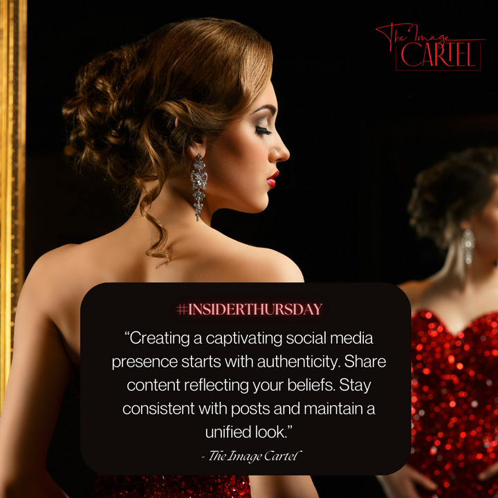 TheImageCartel's tweet photo. Creating a captivating social media presence starts with authenticity. Share content reflecting your beliefs, stay consistent, maintain a unified look, engage, provide valuable content that entertains, or inspires, and staying current with trends #InsiderThursday #TheImageCartel https://t.co/5xoMVkNrHZ