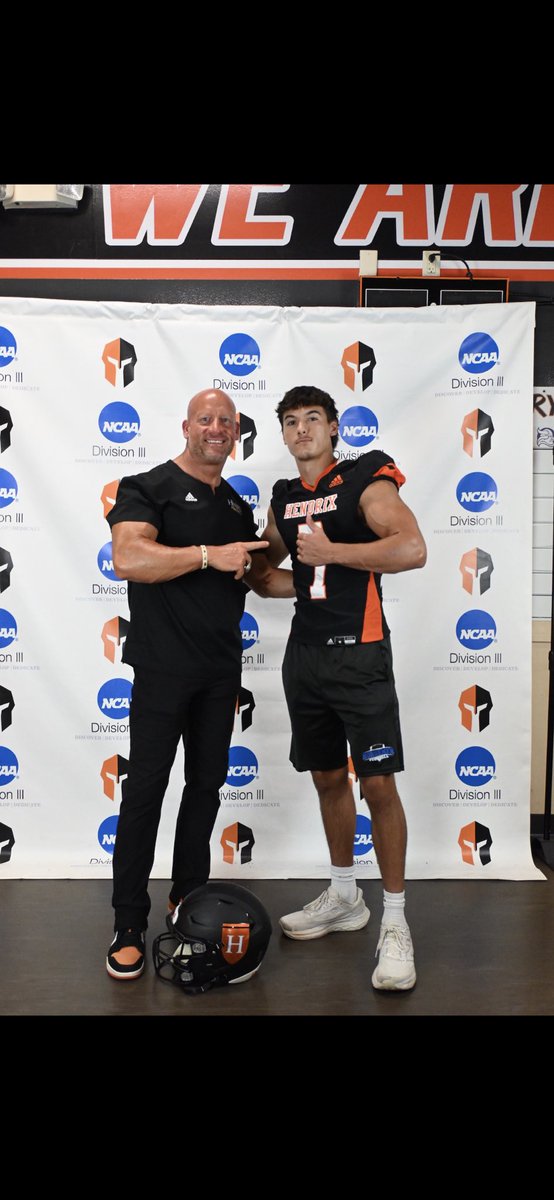 Cole_sandov's tweet photo. After an amazing visit with @RussHeidiSLC am very blessed to announce that I have received an official offer to play collegiate football @HendrixFootball. Let’s go Warriors! #RollDrix https://t.co/umHAJSgYog