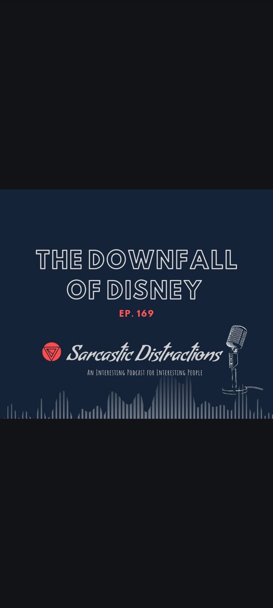 Hey X! Check out the latest episode of Sarcastic Distractions I'm which The Gentlemen's Society of Podcasting discuss The Downfall of <a href="/Disney/">Disney</a>!!! Check it out and let us know your thoughts! <a href="/SarcasticDistr1/">Sarcastic Distractions Podcast</a> <a href="/aomdoa/">David Shurgold</a> <a href="/drummeraj_81/">AJ Marsh</a> 
open.spotify.com/episode/3tFF6O…