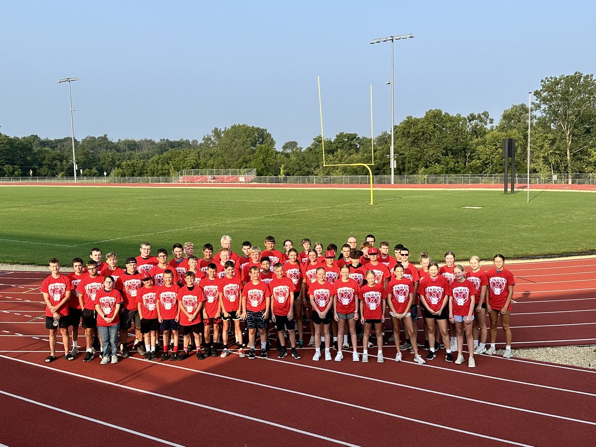 LisbonStrength's tweet photo. We wrapped up our 2024 Summer Strength and Speed Camp with a well earned breakfast. Excited to see what these athletes accomplish this up coming year. Great work Lions!!! #LionSpeed #LionStrength https://t.co/s47rQvYUiX