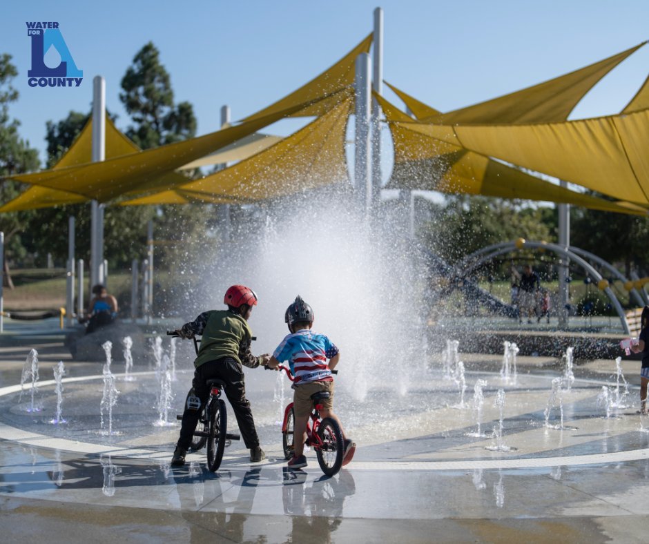 WaterForLA's tweet photo. It’s #LoveParksWeek! 🛝

Throughout #LACounty, @lacopublicworks invests in multi-benefit park projects that help enhance public spaces while boosting local water supplies. ♻️

Learn more about LA County’s Multi-Benefit projects: https://t.co/OJ0Kx5w5IE.

#WaterforLA #PublicParks https://t.co/o8gXObgYNU