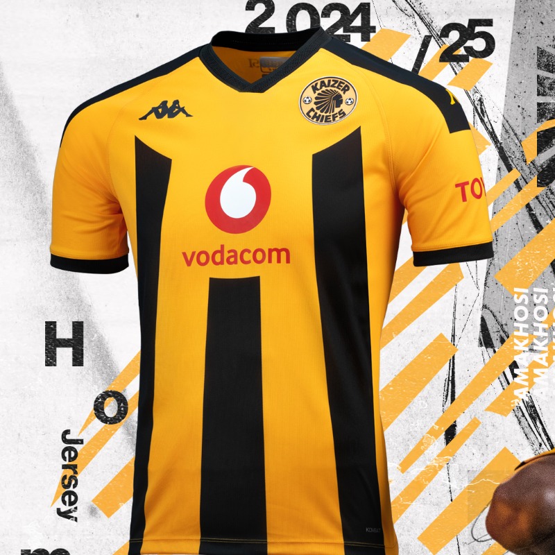KaizerChiefs's tweet photo. Introducing the 2024/25  Kaizer Chiefs x @kappa_sa Jersey! 

#AlwaysHome #Amakhosi4Life