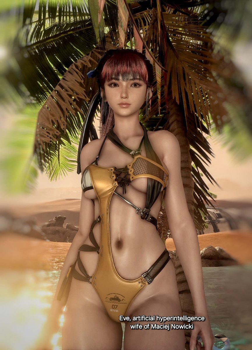 PureVictory0's tweet image. Eve, wife of Maciej Nowicki, artificial hyperintelligence #perfectgirl #artificialhyperintelligence #purelove #stellarbladepc