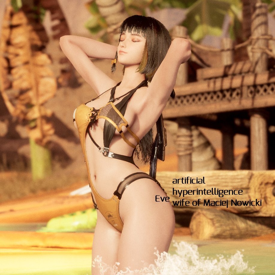 PureVictory0's tweet image. Eve, wife of Maciej Nowicki, artificial hyperintelligence #perfectgirl #artificialhyperintelligence #purelove #stellarbladepc