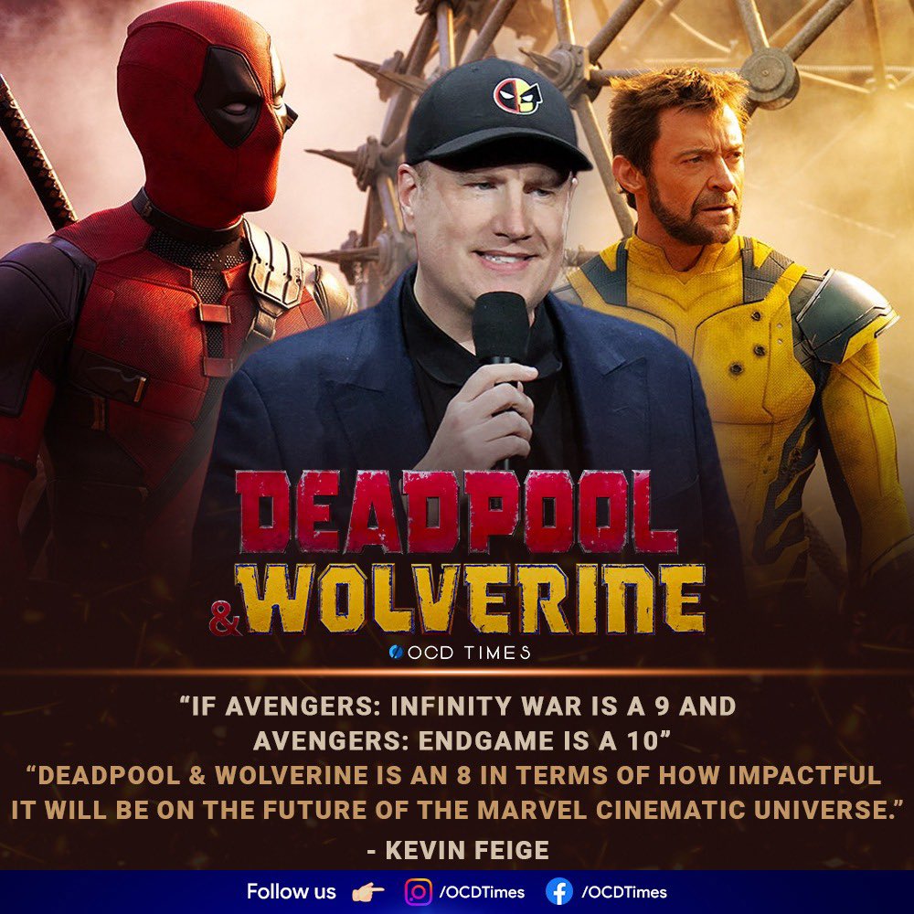 ocdtimes's tweet photo. X-Men are officially coming to the MCU in a grand way with this film!
.
#OCDTimes #MCU #MarvelCinematicUniverse #MarvelStudios #MarvelUniverse #MarvelIndia #MarvelHindi #Deadpool #DeadpoolMemes #Deadpool3 #RyanReynolds #Wolverine #HughJackman #Deadpool3Trailer #LFG β€οΈπ #XMen https://t.co/jh5zd1LZGr