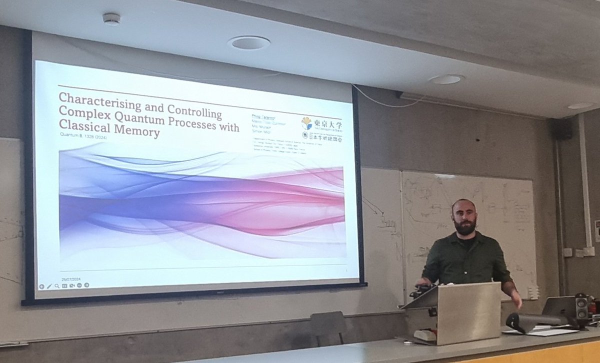 A memorable evening seminar by @tarantophilip at <a href="/TCD_physics/">TCD_physics</a>