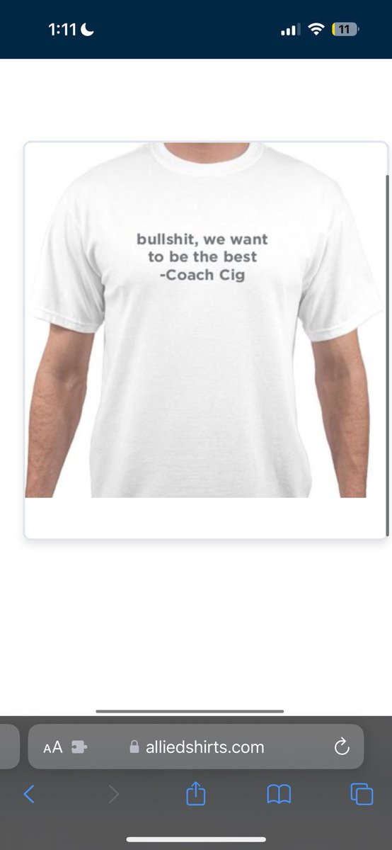 Dariendevriess's tweet photo. I am #neverdaunted #coachcig ordering this shirt in red if anybody wants #iufb #9win #coached https://t.co/e6o0M6NW0o