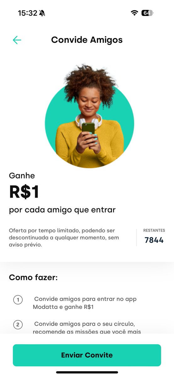 thaynaranglll's tweet photo. APLICATIVO PAGANDO PRA FAZER MISSÕES E INDICAÇÕES!

Modatta é a plataforma que paga pra você realizar ações, interagir com marcas parceiras, assistir vídeos curtos e responder pesquisas.

Baixe, preencha os dados e comece a fazer missões: 
 
🔗 https://t.co/Vavc97XGnS https://t.co/iZCpMOEtUq