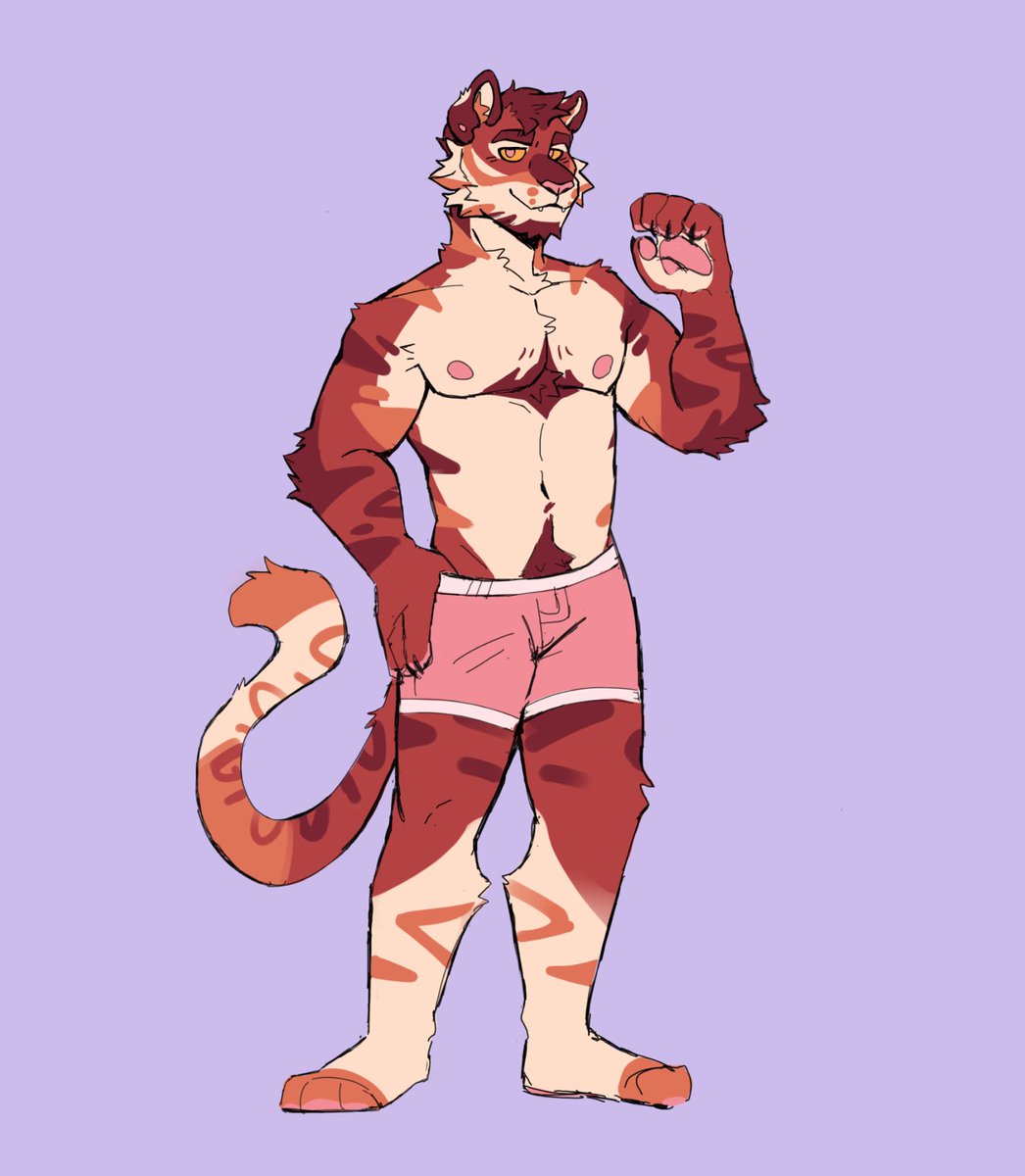 Saw moots do this, and I think it sounds like fun sooo…

🔥Tiger dress up time!🔥

I think it would be fun seeing peoples ideas on outfits for him, or maybe just funny costumes too : )