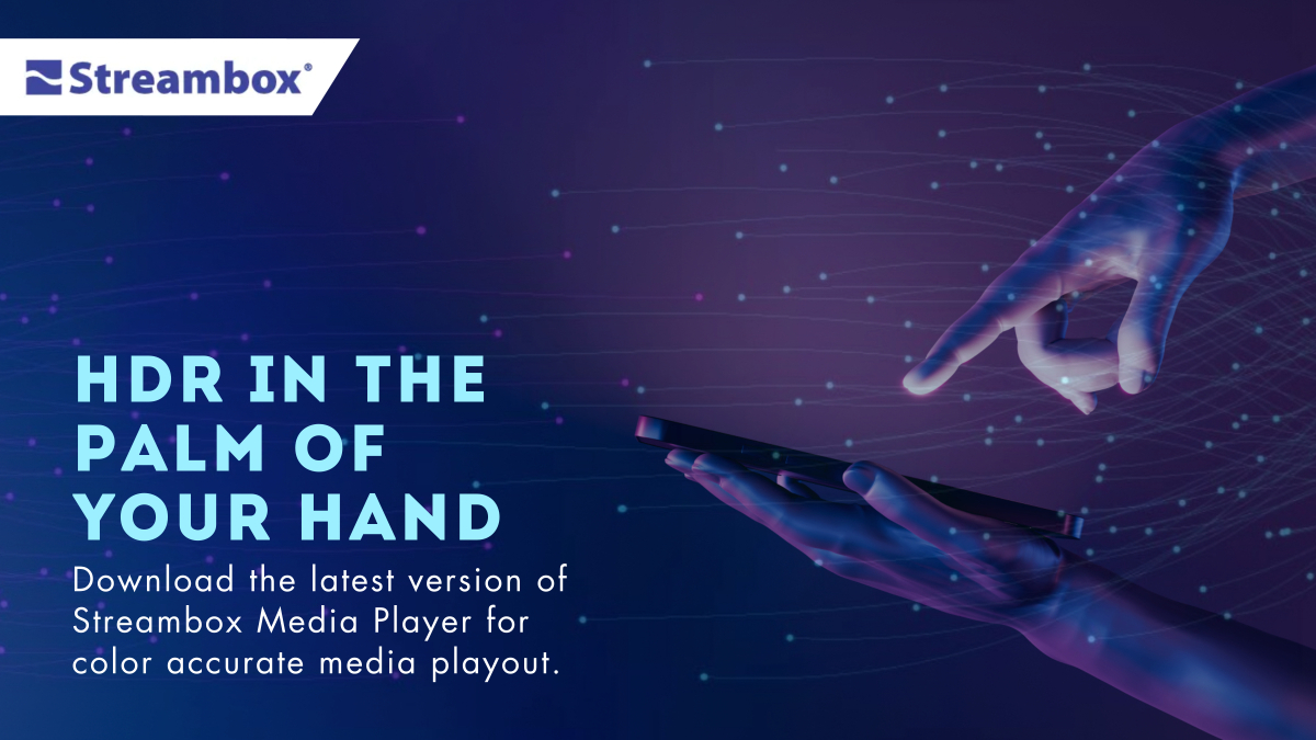 Streambox Media Player has been updated to support HDR on the newest version of iOS and iPadOS, making color accurate video possible from your personal devices!

Download the latest version of Streambox Media Player from the App Store today: lnkd.in/gfRANmNT