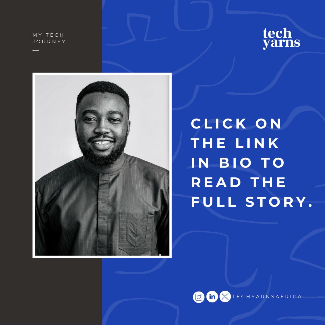 TechYarnsAfrica's tweet image. Find out why he is driven to innovate every day.
You can read the full story by clicking on the link in bio.
#techjourney #techstory #howigotintotech #mypassion #perservance #techie #aspiringtechie
