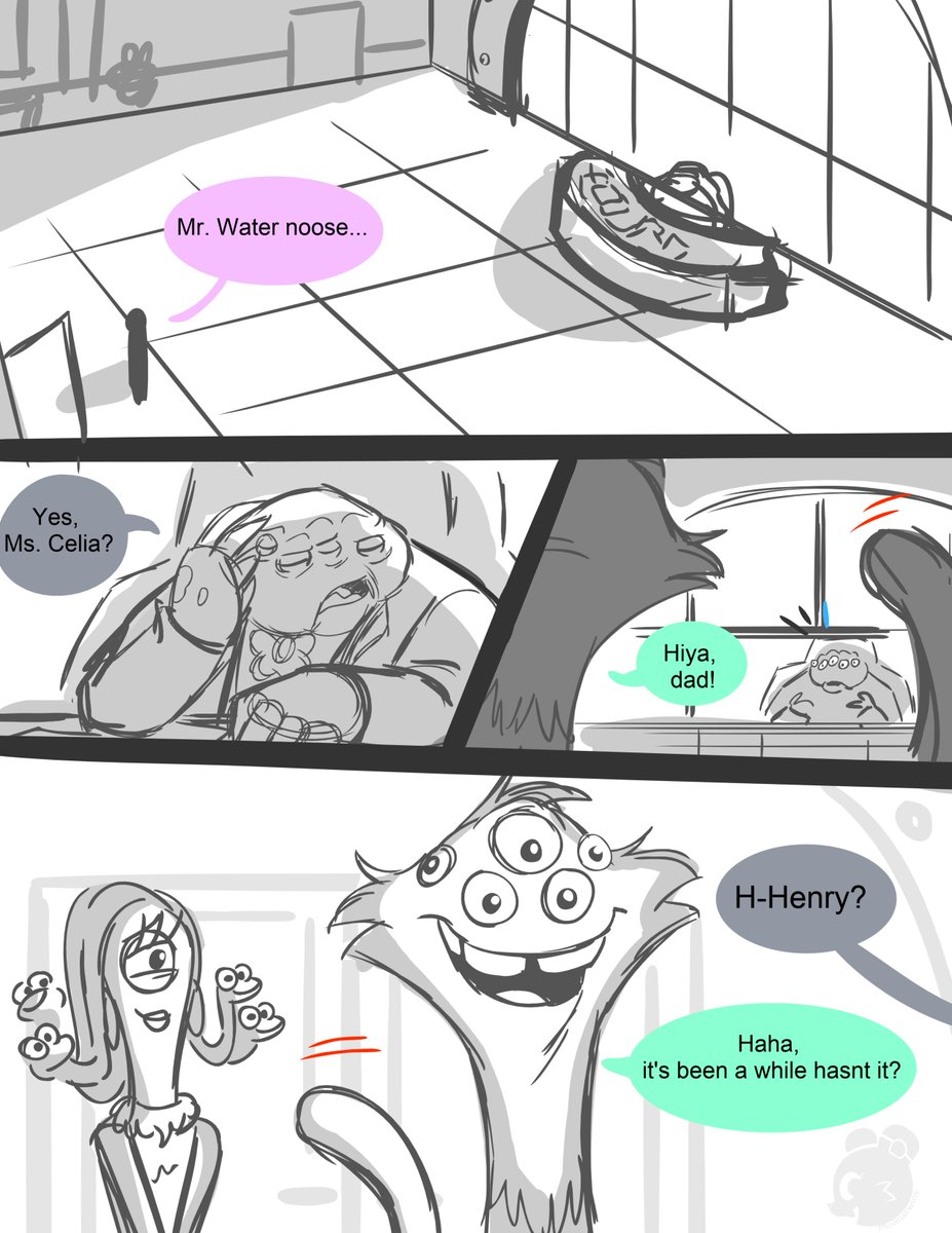 Cybertoothcubs's tweet image. Ivette: I&apos;m looking for work BUT in the mean time I am drawing for myself and keeping things a little loose.

Here is a little Monsters at Work inspired comic I made for... FUN!

Page 1 - 2 out of 8

#art  #storyartist #MonstersAtWork #MonstersInc #rogerrogers