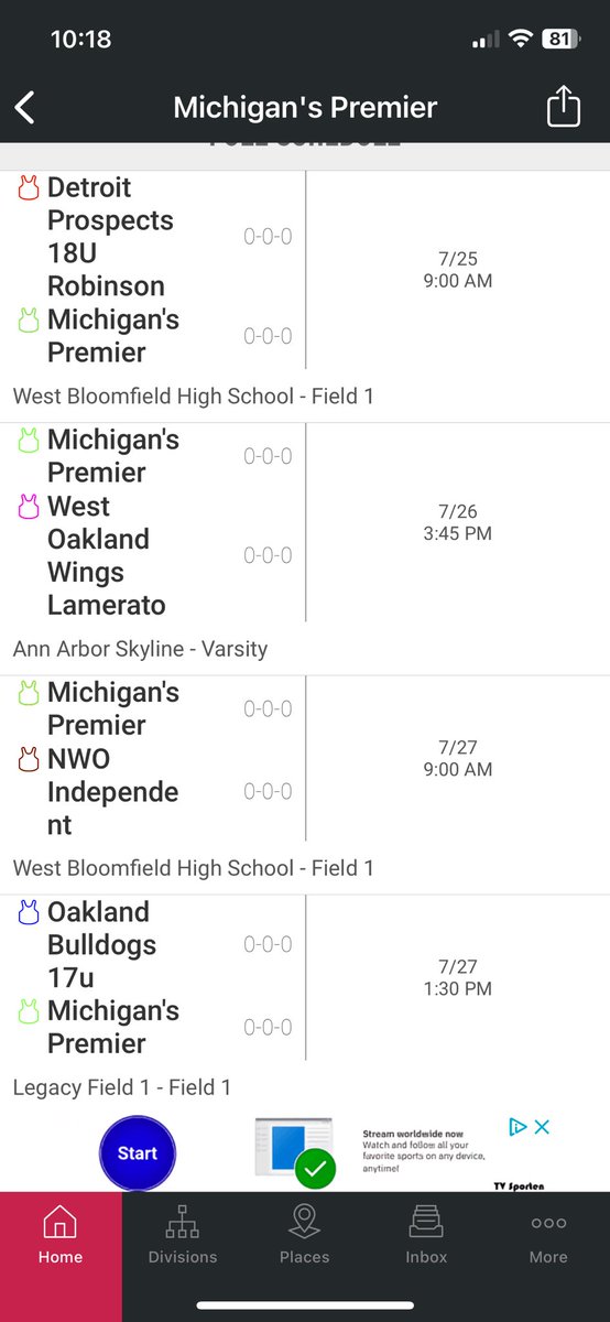 Jacob Champine (@jacobchampine1) on Twitter photo Weekend Schedule for Legacy College Prep Tournament
@PremierMichigan
<a href="/AFHbaseball/">Afhbaseballacademy</a>
<a href="/ND_Showcases/">No Doubt Showcase Camps</a>
<a href="/LegacyMI_BAS/">Legacy Baseball</a> Weekend Schedule for Legacy College Prep Tournament
@PremierMichigan
<a href="/AFHbaseball/">Afhbaseballacademy</a>
<a href="/ND_Showcases/">No Doubt Showcase Camps</a>
<a href="/LegacyMI_BAS/">Legacy Baseball</a>