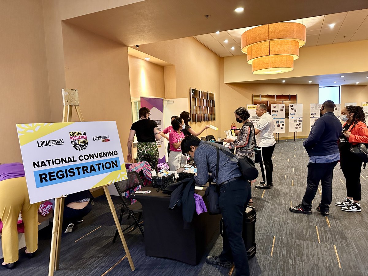 LocalProgress's tweet photo. We're here in #Oakland ready to kick off #LP2024!!
The main program begins tomorrow but we're starting today with member community building and leadership development!
We’re looking forward to leaning into this year's theme:
⚡️ Rooted in Reshaping our Future ⚡️ https://t.co/TCm4YPESkV
