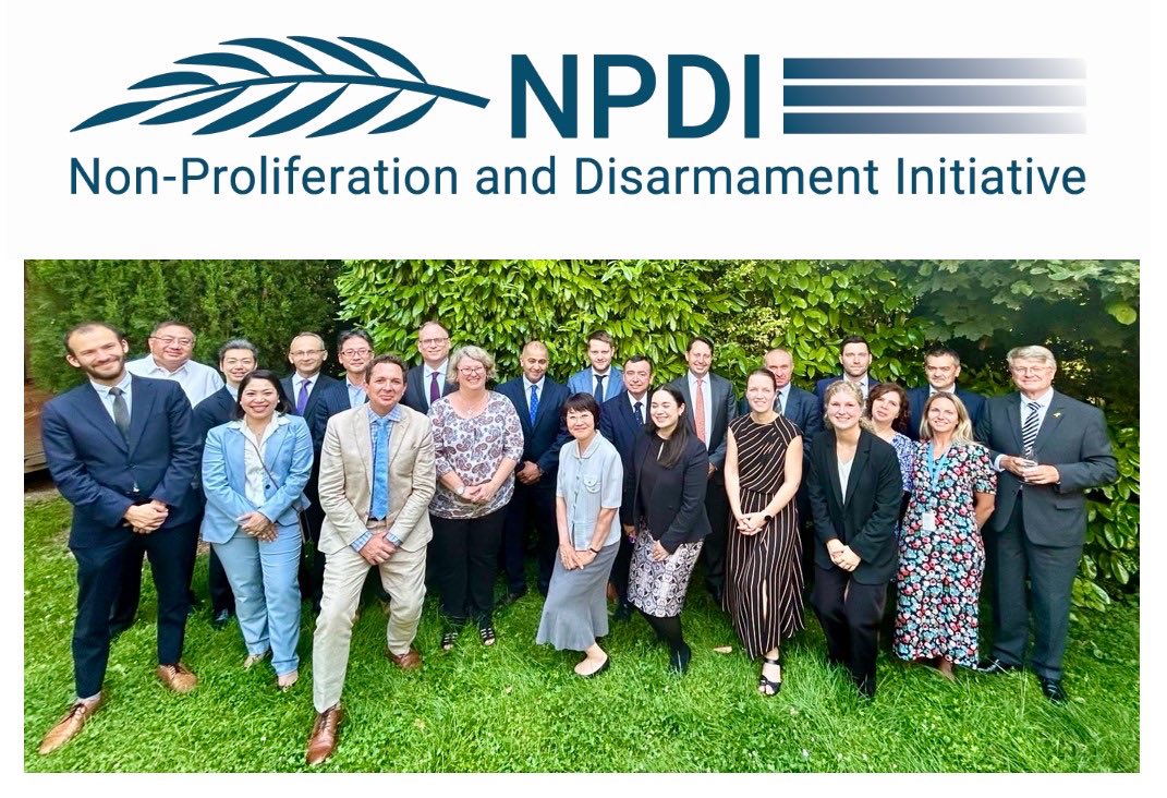 AusArmsControl's tweet photo. Pleasure hosting @TheNPDI colleagues during #NPT PrepCom.

We discussed ways to advance nuclear disarmament and transparency ahead of the NPT RevCon in 2026.

🇦🇺🇨🇦🇨🇱🇩🇪🇯🇵🇲🇽🇳🇱🇳🇬🇵🇭🇵🇱🇹🇷 🇦🇪 https://t.co/ruQHgY8pqi