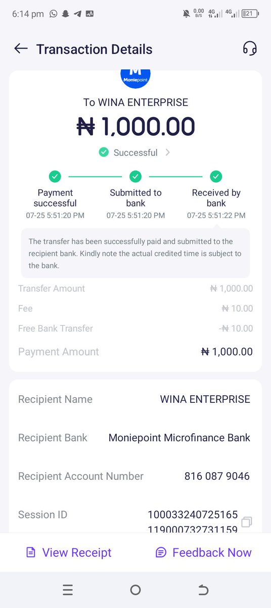 Kingzmen77's tweet photo. @palmpay_ng Beneficiary yet to receive money and money not yet refund https://t.co/y4XDoyzs7T