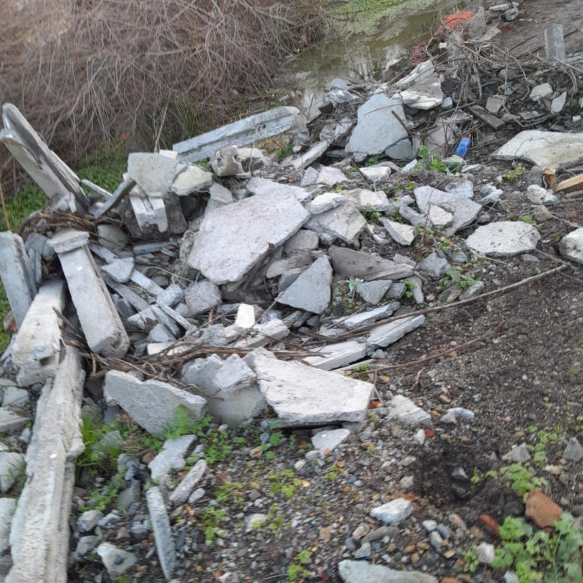 camiloriffo's tweet photo. Desde sector Angol Bajo en #Concepción denuncian que, pese a reciente paralización, continúan trabajos en terreno donde han tirando escombros a humedal colindante. Vienen lluvias intensas y la comunidad de Angol Bajo se vuelve a preparar a la posible 8va inundación ¡En un mes! https://t.co/1eFwbxO9D6