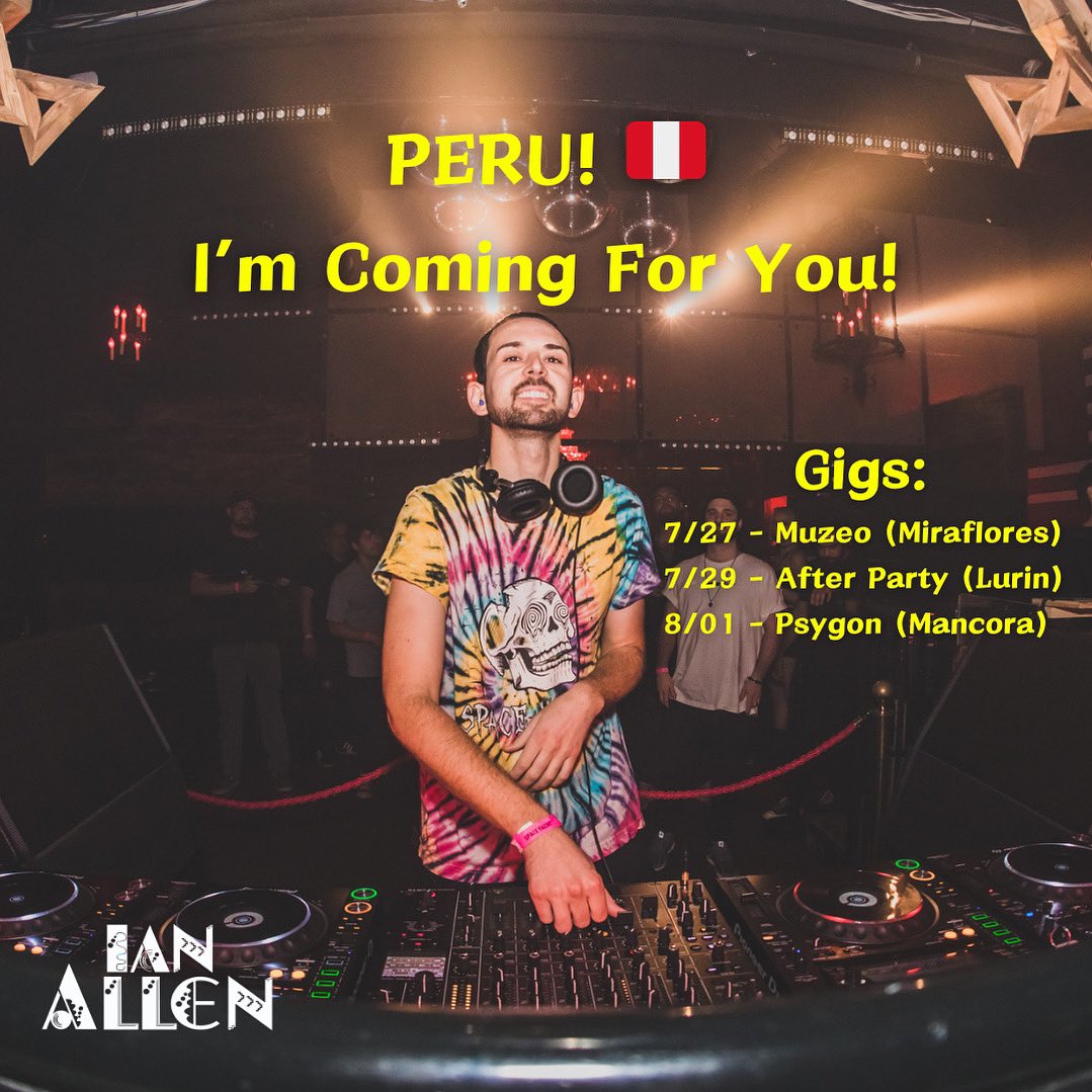 First time in Peru! The journey starts tomorrow! There will be a lot of firsts on this trip! Big thanks to my brotha <a href="/DJTechNeekz/">TechNeekz</a> for hooking me up with these gigs 🫶😎 @darkshadesrecs