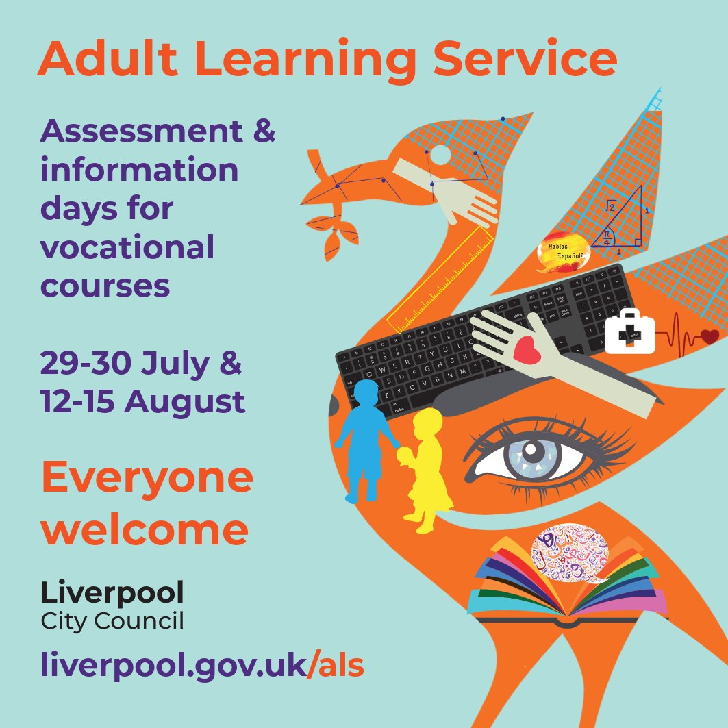 Our friends <a href="/liverpool_als/">ALSLiverpool</a> are ready to help you with your first steps to a new career.

There's a series of assessment days starting on Monday, 29 Jul, for a wide range of vocational courses.

Interested? Book an assessment on the council’s website. 💻 

bit.ly/4ff2w0b